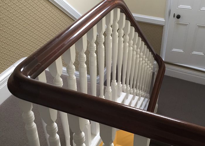 French Polished handrail