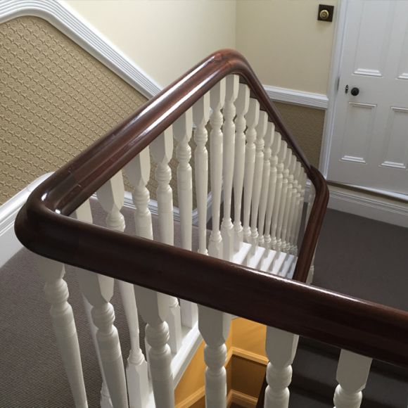 French Polished handrail