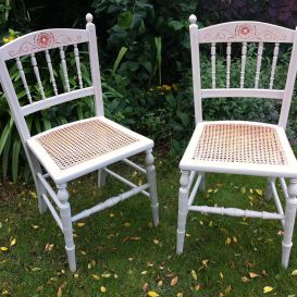 Hand painted chairs
